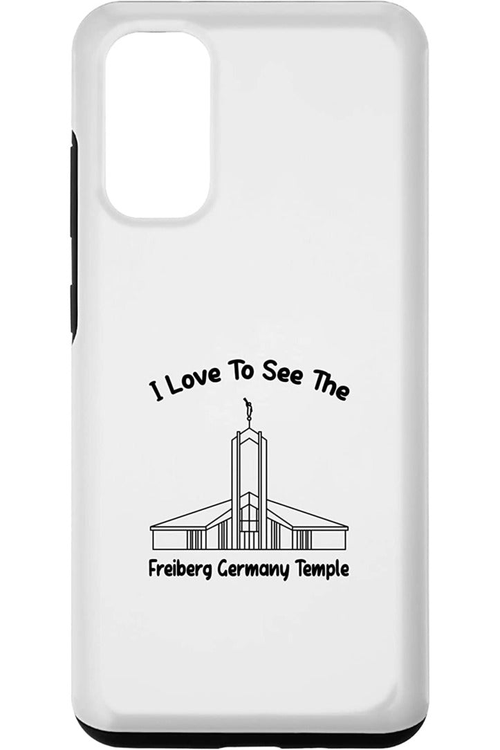 フライベルグ ドイツ寺院、私は私の寺院を見るのが大好き、プライマリ Samsung Phone Case