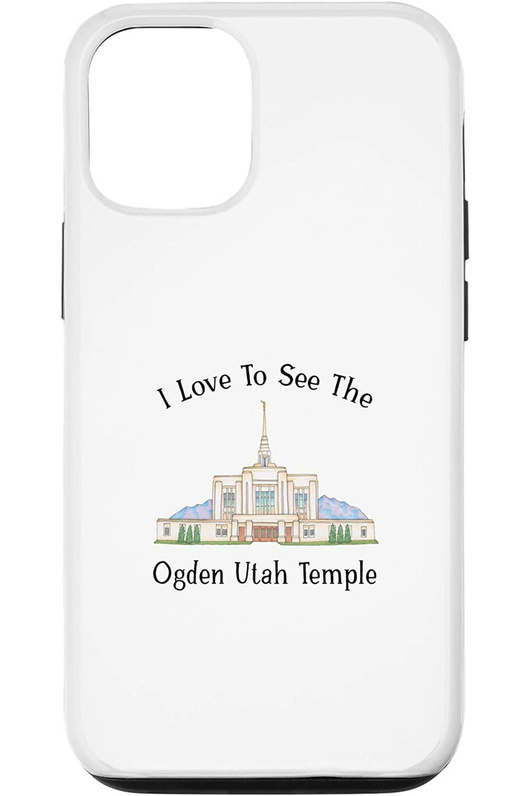 Ogden Utah Temple Apple iPhone Cases - Happy Style (English) US