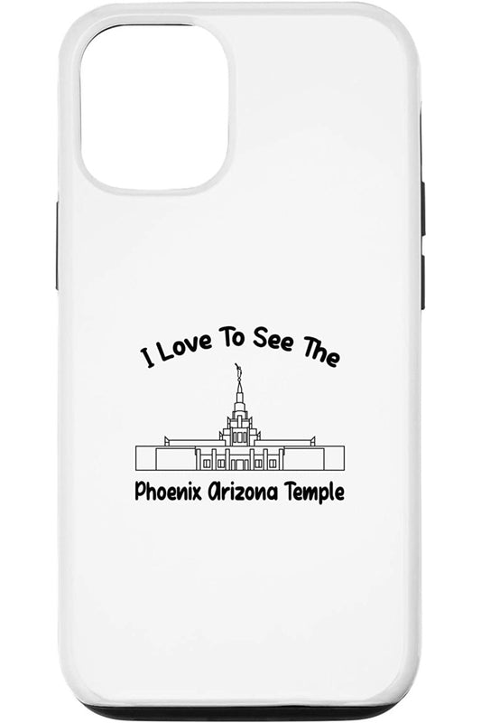 Phoenix Arizona Temple Apple iPhone Cases - Primary Style (English) US