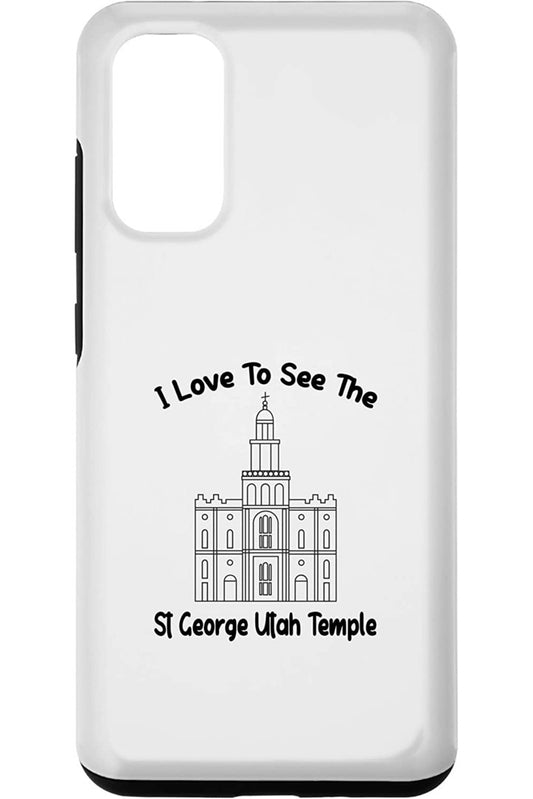 St George Utah Temple Samsung Phone Cases - Primary Style (English) US