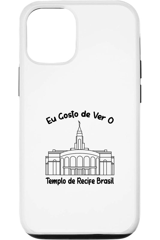 Recife Brazil Temple Apple iPhone Cases - Primary Style (Portuguese) US