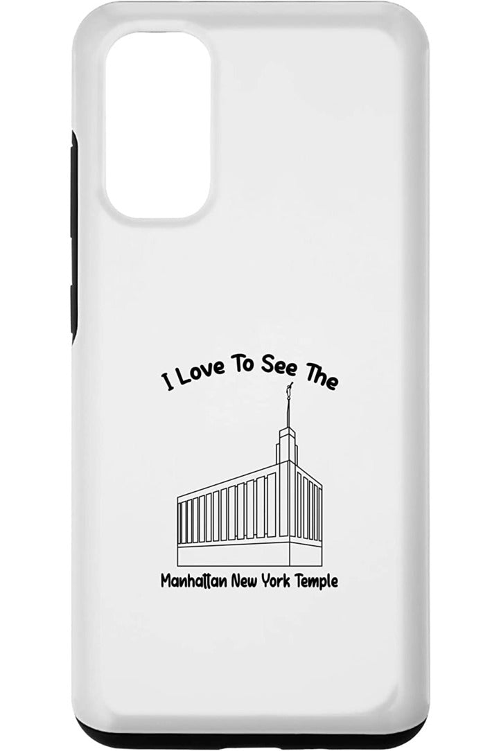 Manhattan New York Temple Samsung Phone Cases - Primary Style (English) US