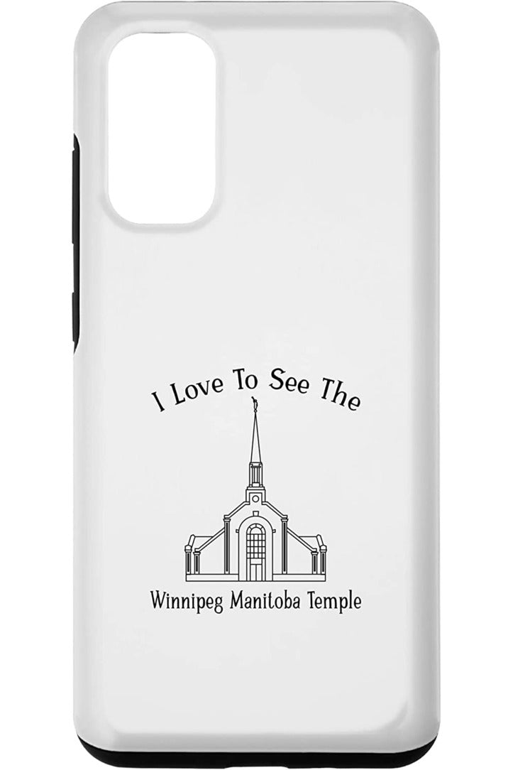 Winnipeg Manitoba Temple Samsung Phone Cases - Happy Style (English) US