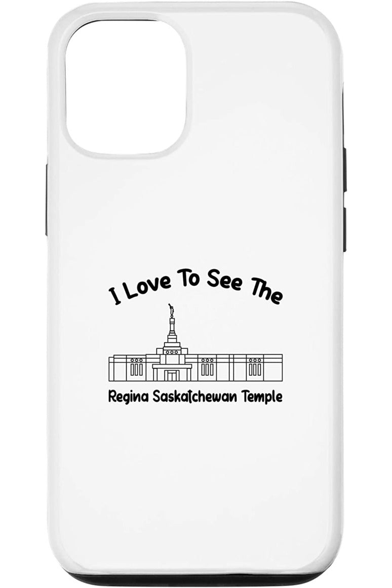 Regina Saskatchewan Temple Apple iPhone Cases - Primary Style (English) US