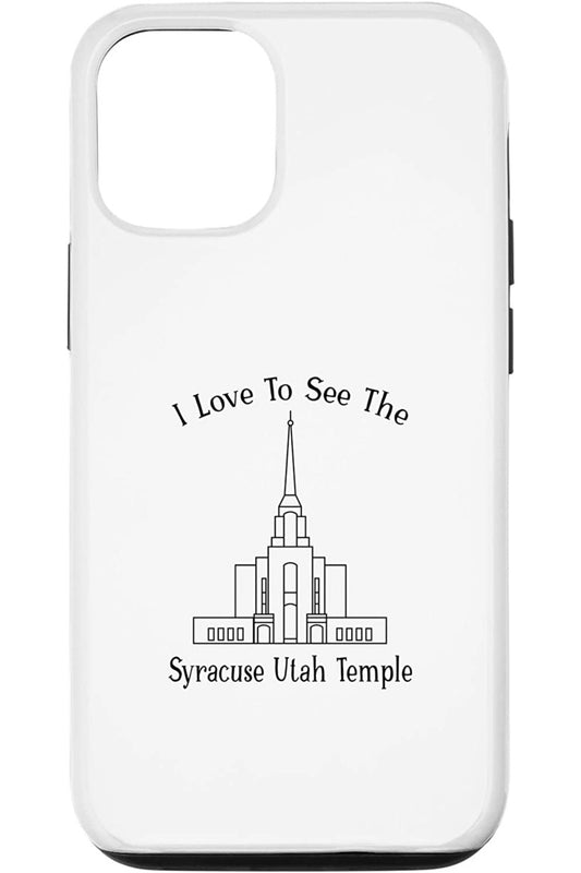 Syracuse Utah Temple Apple iPhone Cases - Happy Style (English) US