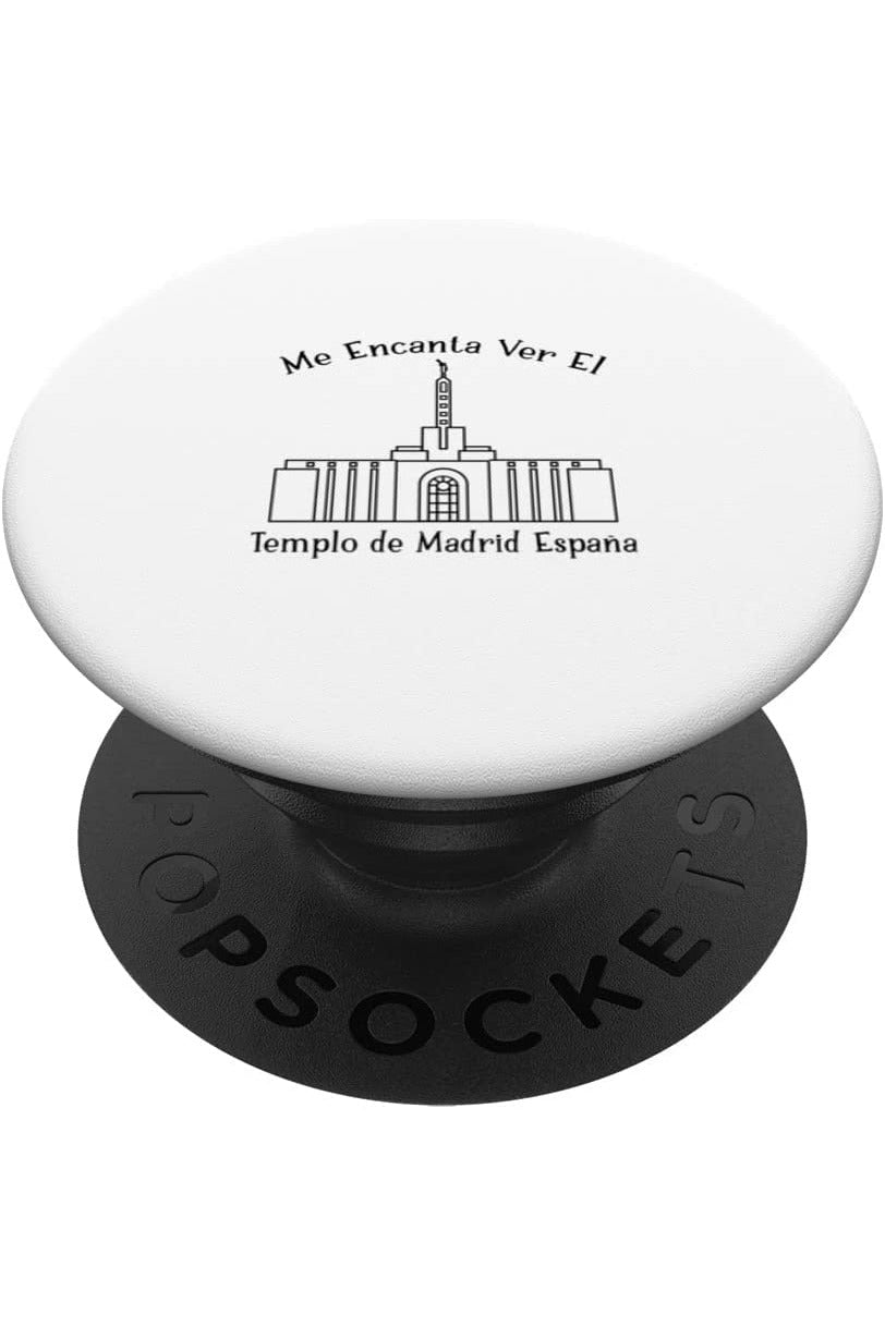 Madrid Spain Temple PopSockets Grip - Happy Style (Spanish) US