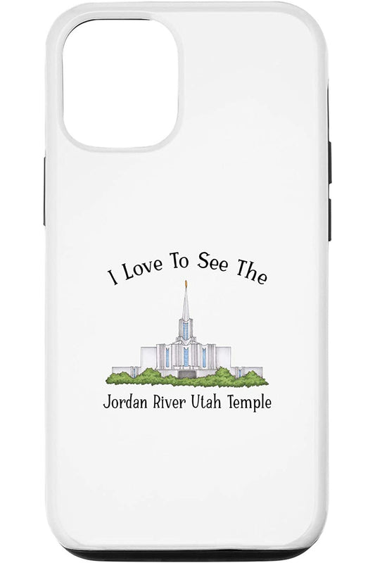 Jordan River Utah Temple Apple iPhone Cases - Happy Style (English) US