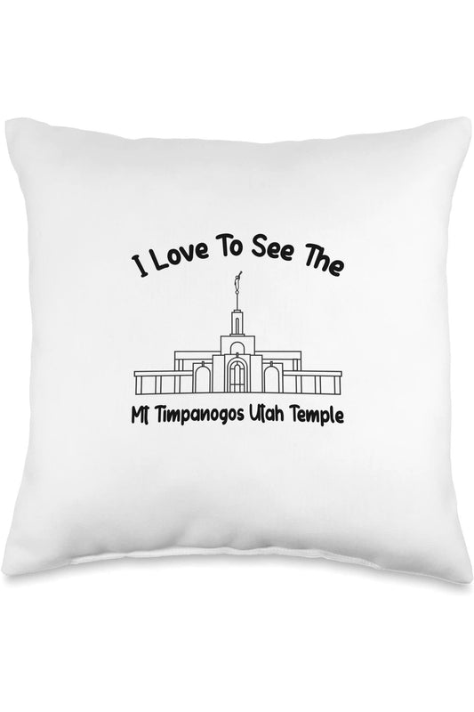 Mt Timpanogos Utah Temple Throw Pillows - Primary Style (English) US