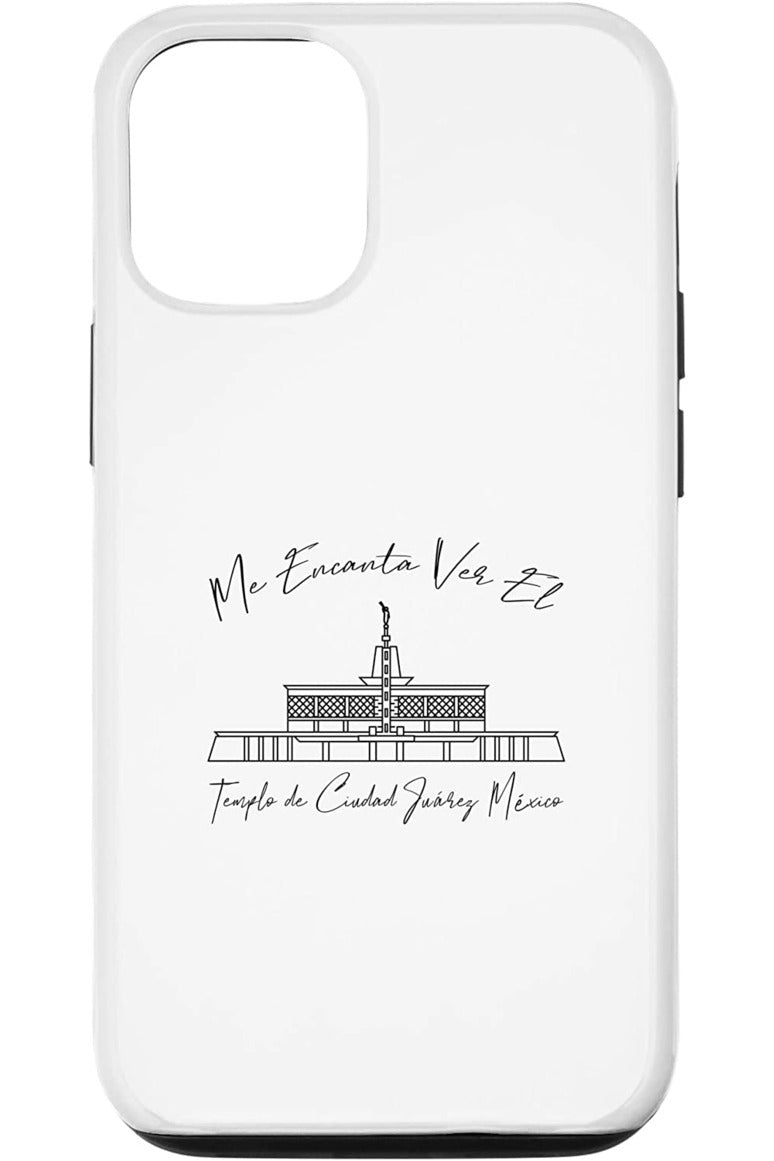 Mexico City Mexico Temple Apple iPhone Cases - Calligraphy Style (Spanish) US