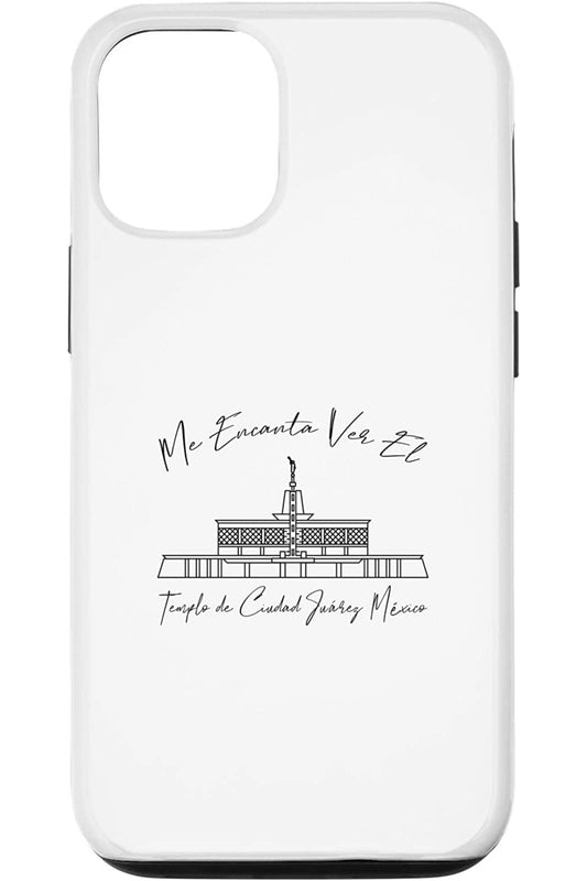 Mexico City Mexico Temple Apple iPhone Cases - Calligraphy Style (Spanish) US