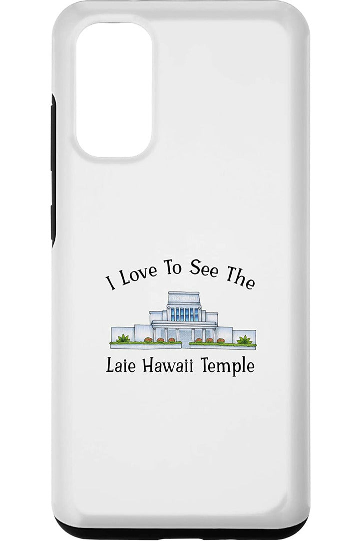 Laie Hawaii Temple Samsung Phone Cases - Happy Style (English) US