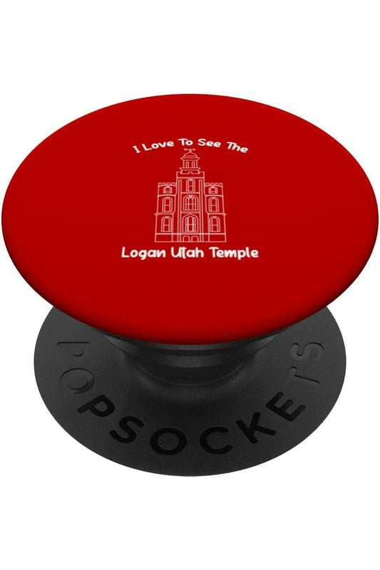 Logan Utah Temple PopSockets Grip - Primary Style (English) US