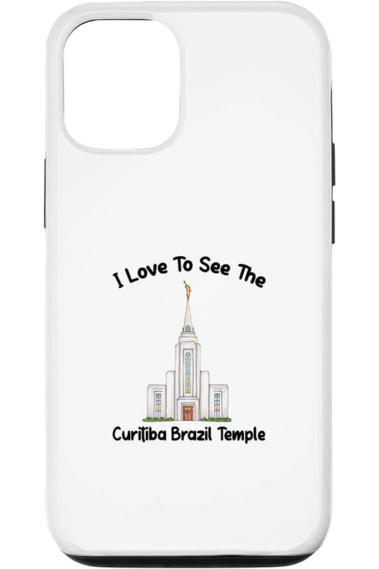 Curitiba Brazil Temple Apple iPhone Cases - Primary Style (English) US
