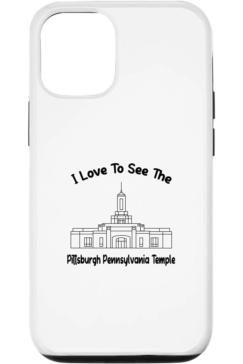 Pittsburgh Pennsylvania Temple Apple iPhone Cases - Primary Style (English) US