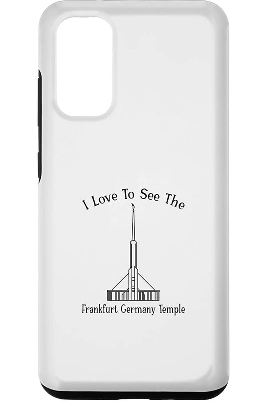 フランクフルト ドイツ寺院、私の寺院を見るのが大好き、幸せ Samsung Phone Case