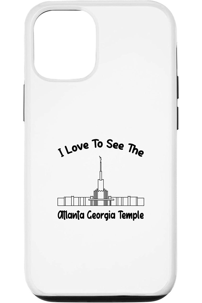 Atlanta Georgia Temple Apple iPhone Cases - Primary Style (English) US