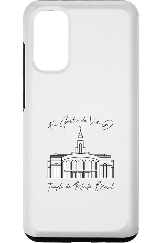 Recife Brazil Temple Samsung Phone Cases - Calligraphy Style (Portuguese) US