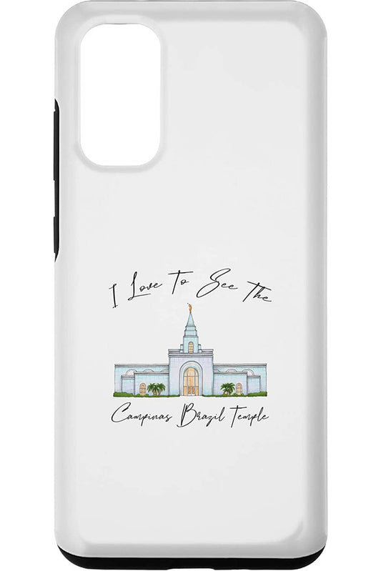 Campinas Brazil Temple Samsung Phone Cases - Calligraphy Style (English) US