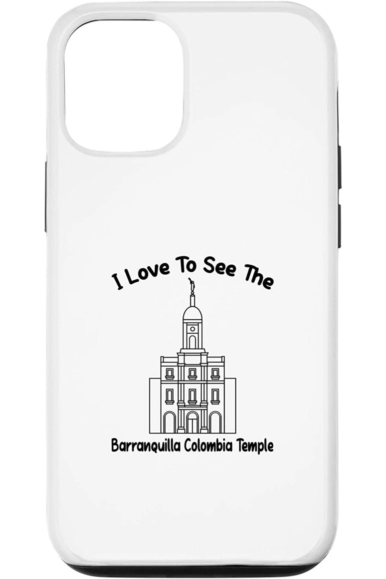Barranquilla Colombia Temple Apple iPhone Cases - Primary Style (English) US