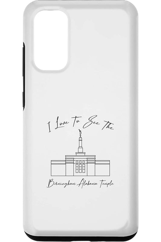 Birmingham Alabama Temple Samsung Phone Cases - Calligraphy Style (English) US