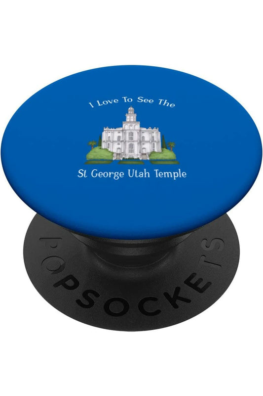 St George Utah Temple PopSockets Grip - Happy Style (English) US