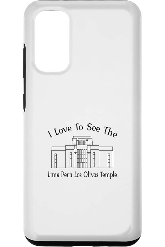 Lima Peru Los Olivos Temple Samsung Phone Cases - Happy Style (English) US