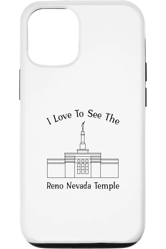 Reno Nevada Temple Apple iPhone Cases - Happy Style (English) US