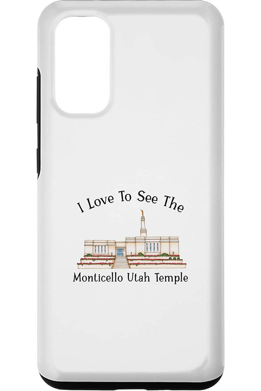 Monticello Utah Temple Samsung Phone Cases - Happy Style (English) US