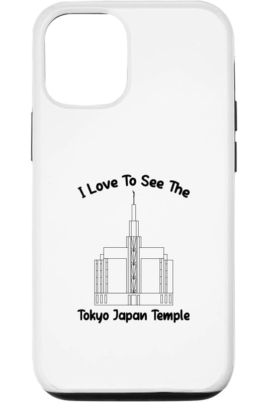Tokyo Japan Temple Apple iPhone Cases - Primary Style (English) US