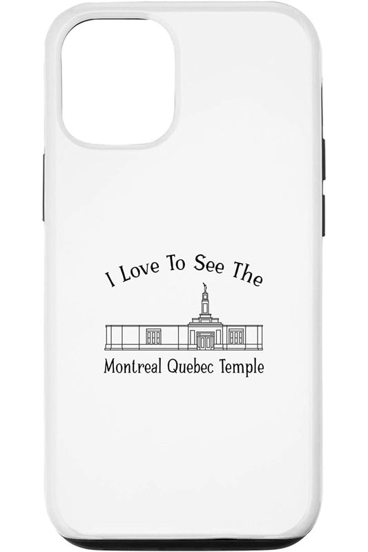 Montreal Quebec Temple Apple iPhone Cases - Happy Style (English) US