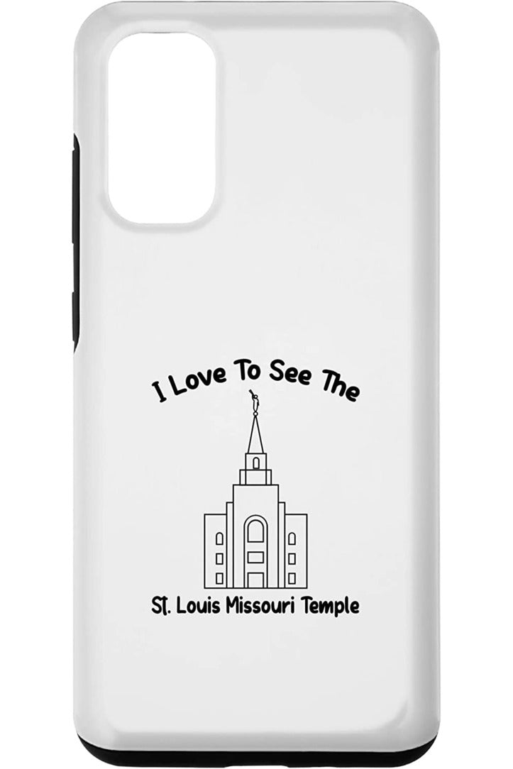 St Louis Missouri Temple Samsung Phone Cases - Primary Style (English) US