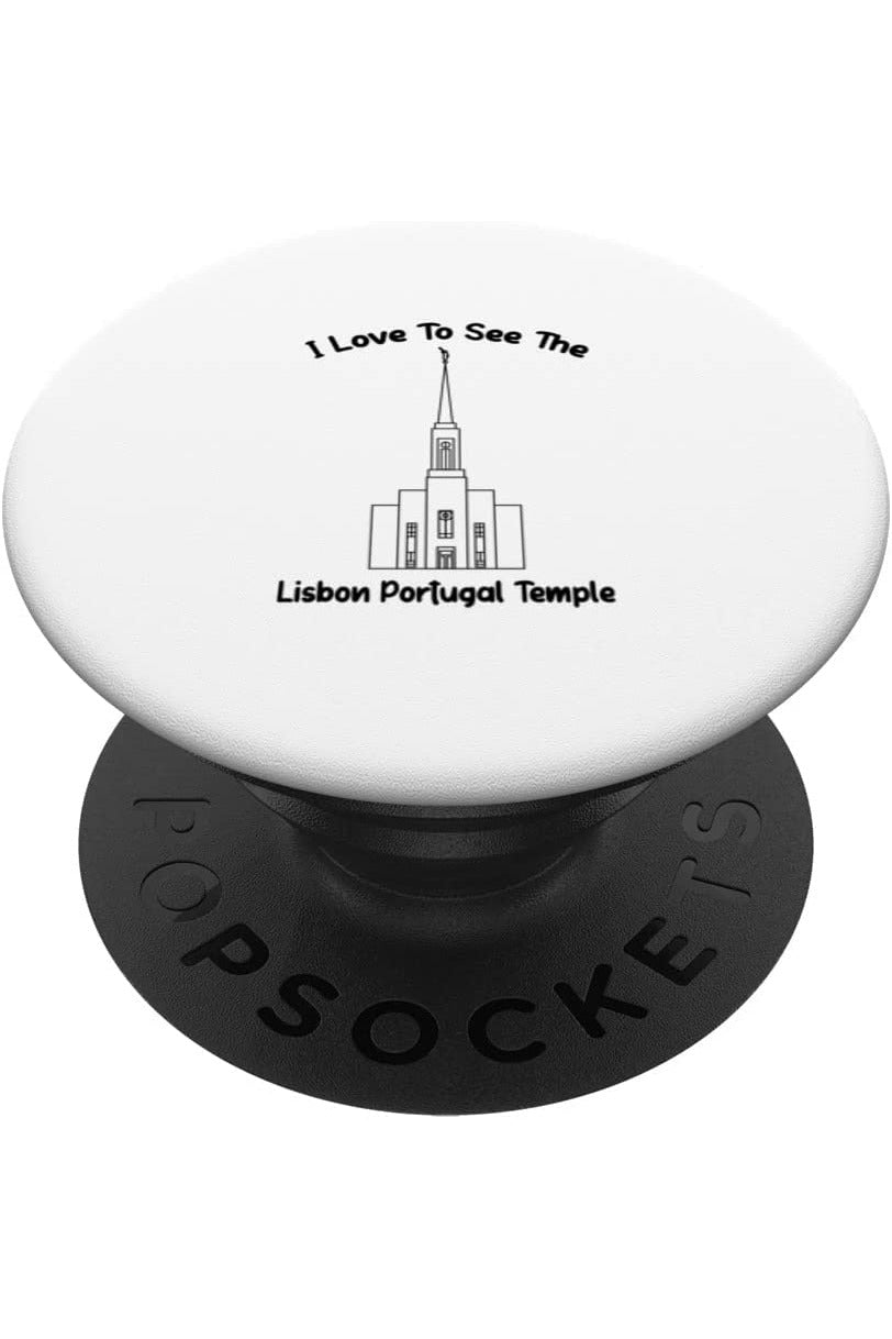Lisbon Portugal Temple PopSockets Grip - Primary Style (English) US
