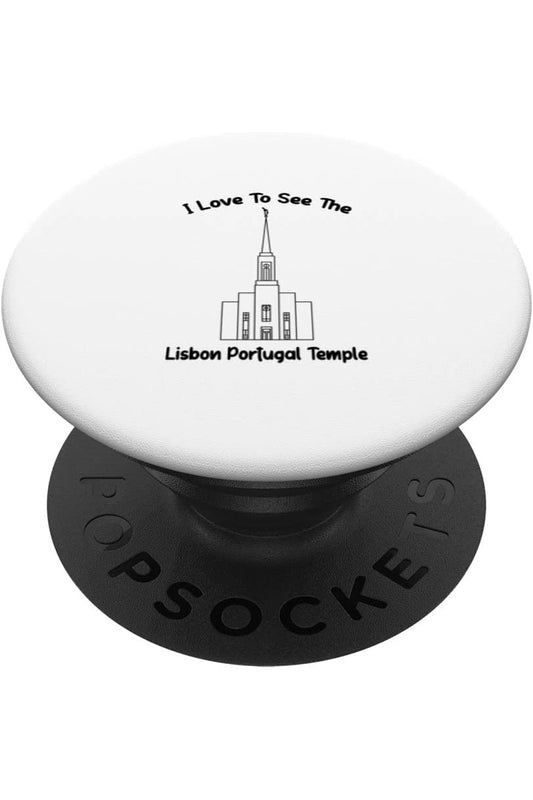 Lisbona Portogallo Tempio, amo vedere il mio tempio, primario PopSocket
