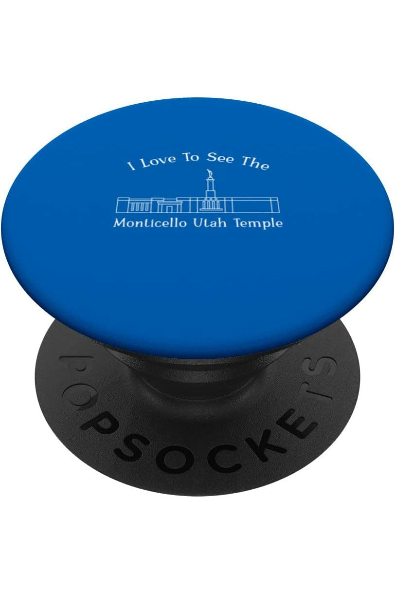 Monticello Utah Temple PopSockets Grip - Happy Style (English) US
