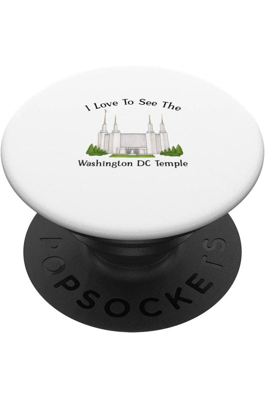 Temple de Washington DC, j'adore voir mon temple, couleur PopSocket