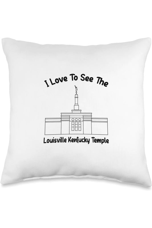 Louisville Kentucky Temple Throw Pillows - Primary Style (English) US