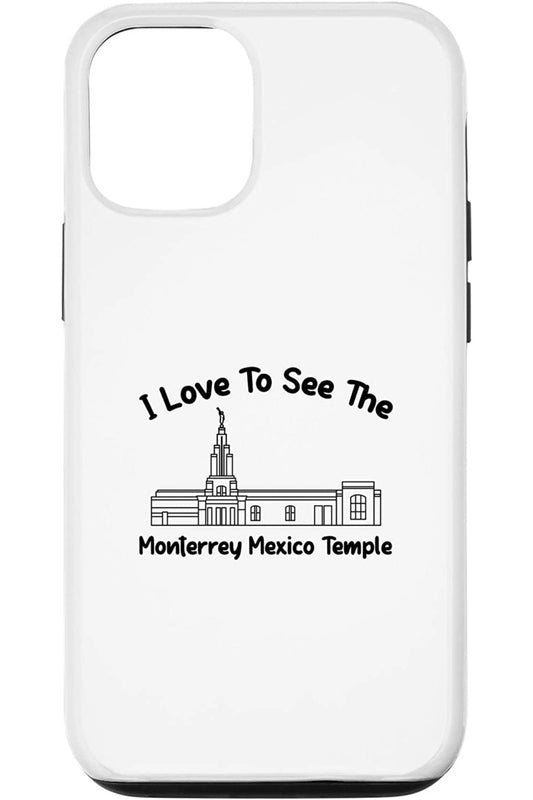 Monterrey Mexico Temple Apple iPhone Cases - Primary Style (English) US