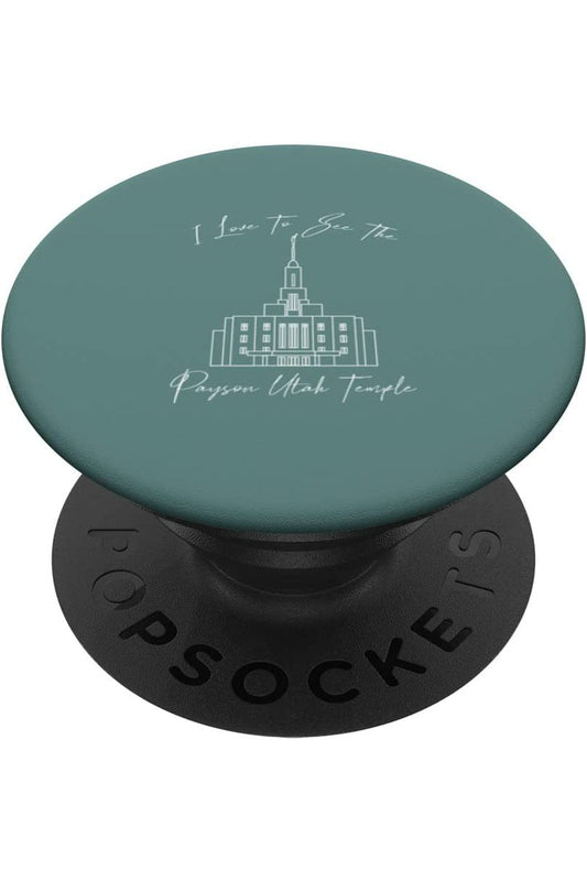 Payson Utah Temple PopSockets Grip - Calligraphy Style (English) US