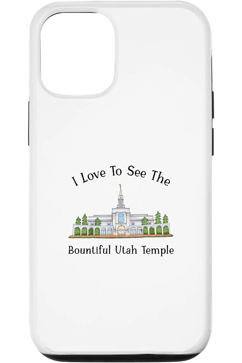 Bountiful Utah Temple Apple iPhone Cases - Happy Style (English) US