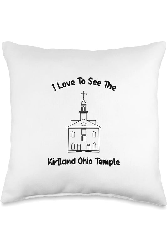 Kirtland Ohio Temple Throw Pillows - Primary Style (English) US