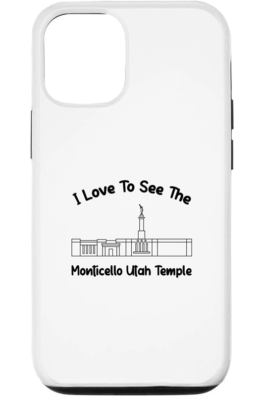 Monticello Utah Temple Apple iPhone Cases - Primary Style (English) US