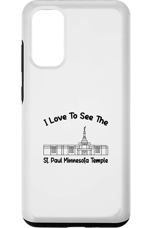 St Paul Minnesota Temple Samsung Phone Cases - Primary Style (English) US