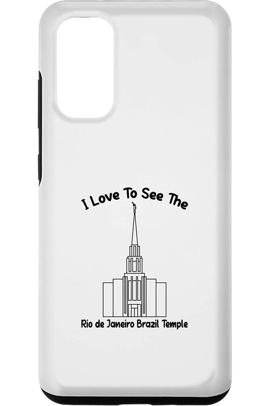 Rio de Janeiro Brazil Temple Samsung Phone Cases - Primary Style (English) US