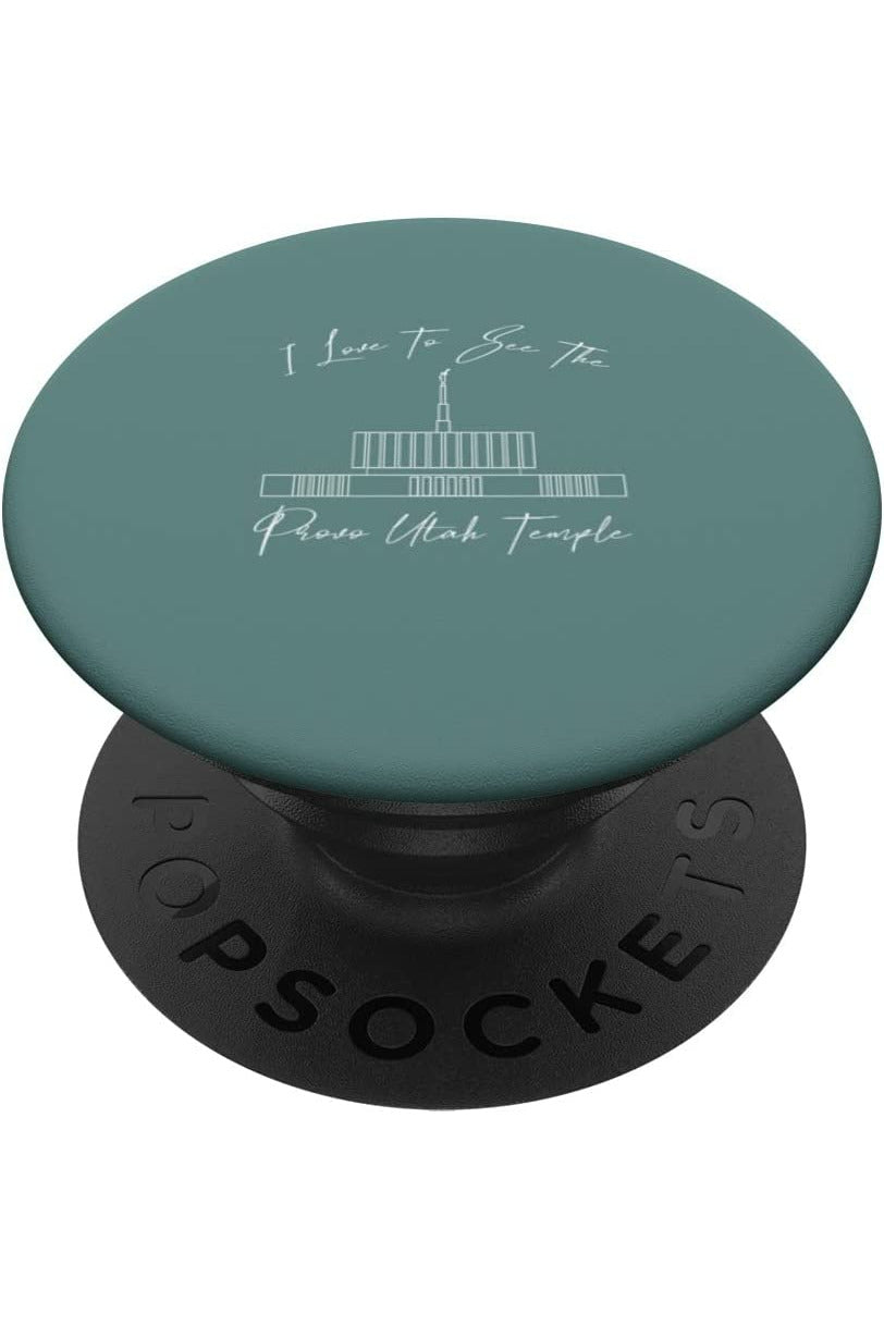 Provo Utah Temple PopSockets Grip - Calligraphy Style (English) US