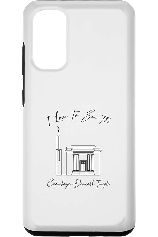 Copenhagen Denmark Temple Samsung Phone Cases - Calligraphy Style (English) US