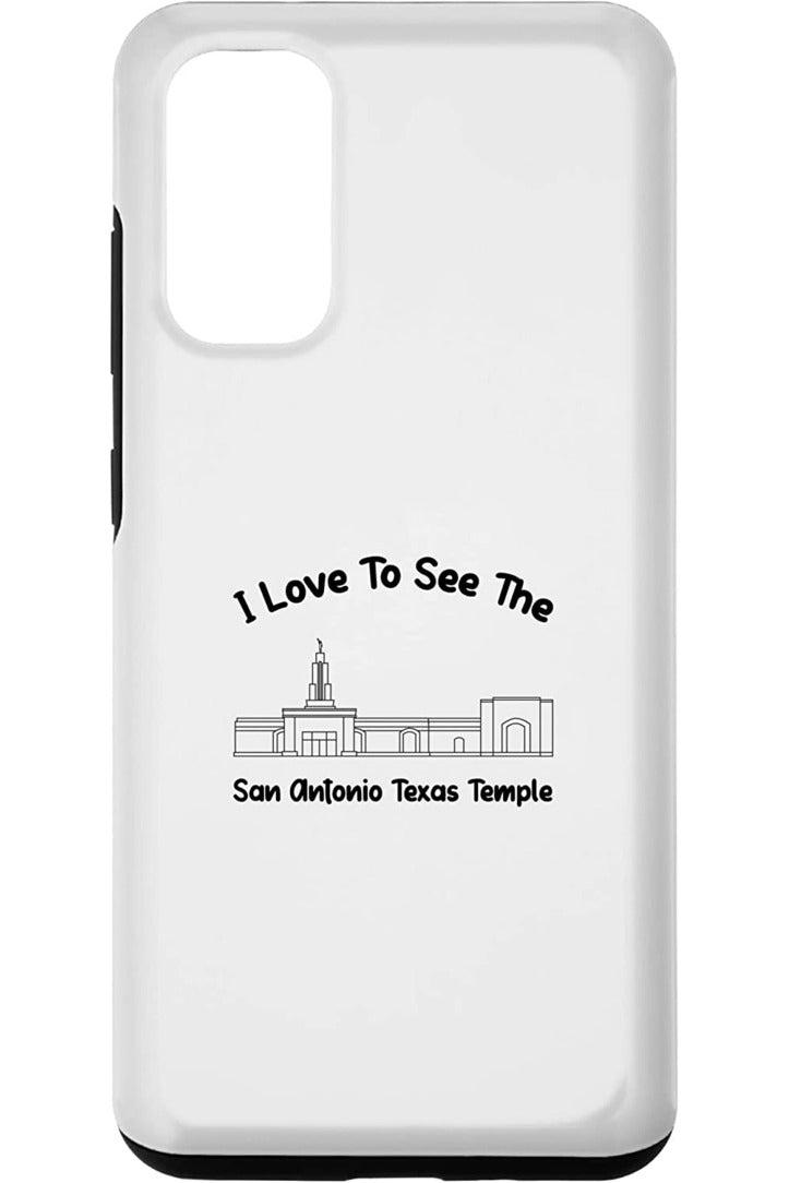 San Antonio Texas Temple Samsung Phone Cases - Primary Style (English) US