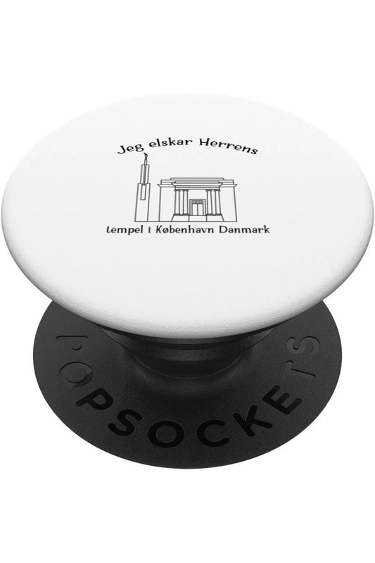 Copenhagen Denmark Temple, I love to see my temple (Danish) PopSocket