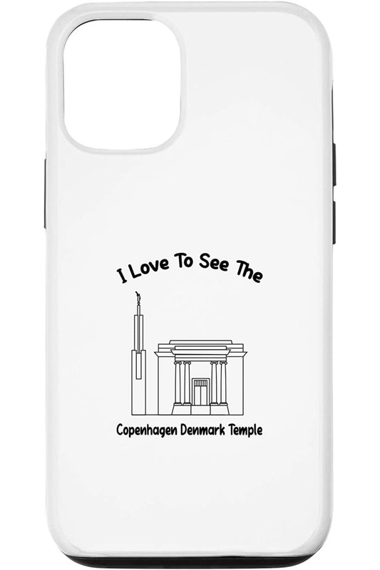 Copenhagen Denmark Temple Apple iPhone Cases - Primary Style (English) US