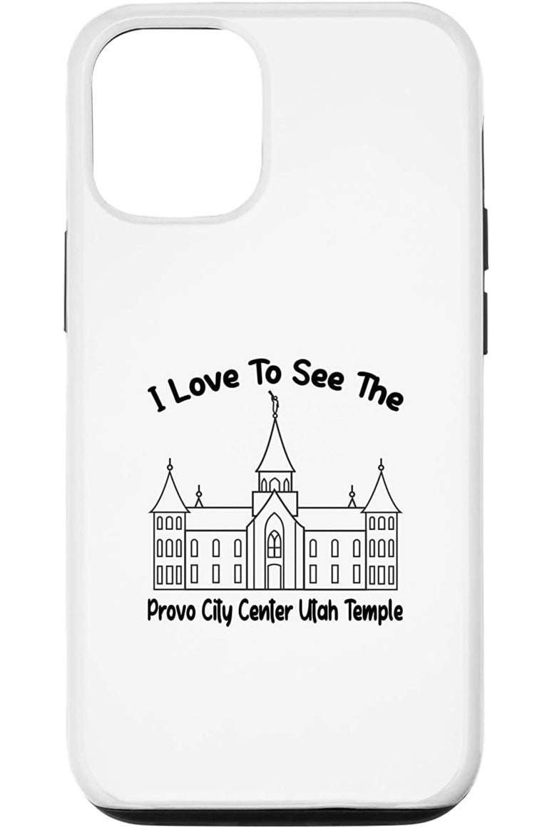 Provo City Center Utah Temple Apple iPhone Cases - Primary Style (English) US