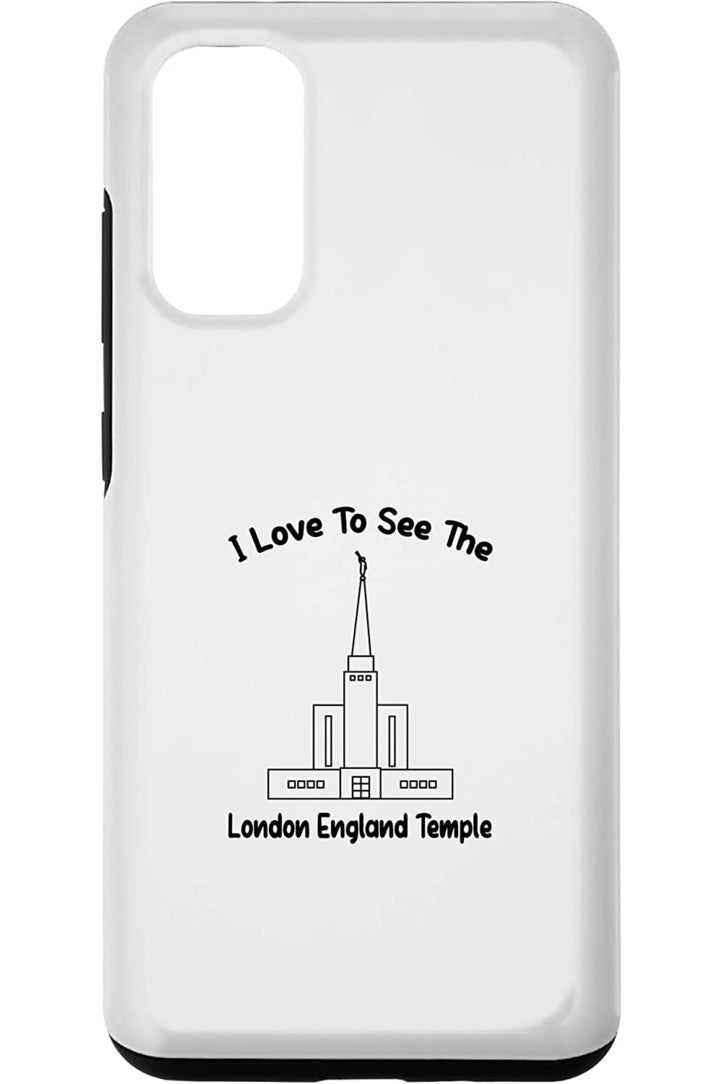 ロンドンイングランド寺院、私の神殿を見るのが大好き、プライマリ Samsung Phone Case